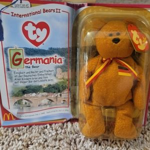 Germania International Bears Ty Beanie baby